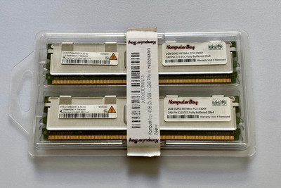 KomputerBay  2x2GB DDR2 667MHZ PC2-5300F ECC Fully Buffered