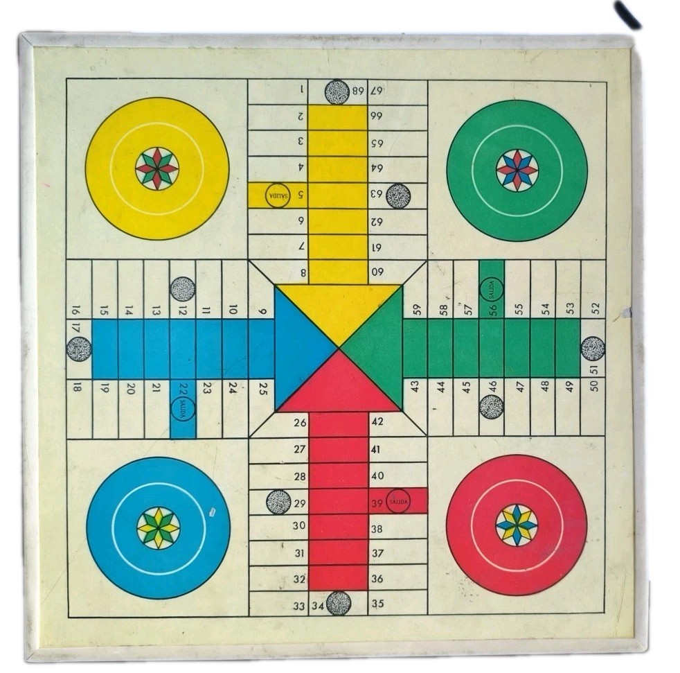 Parchis&Oca Tablero Años 80 Solo Tablero