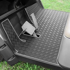 Golf Cart Floor Liner Mat 8mm Thick Rubber Full Coverage Fit for 2017 Grey Trim