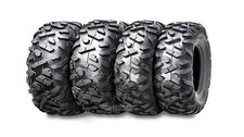 WANDA Set 4 ATV/UTV Tires 25x8-12 Front 25x10-12 Rear /6PR Bighorn Style 10...