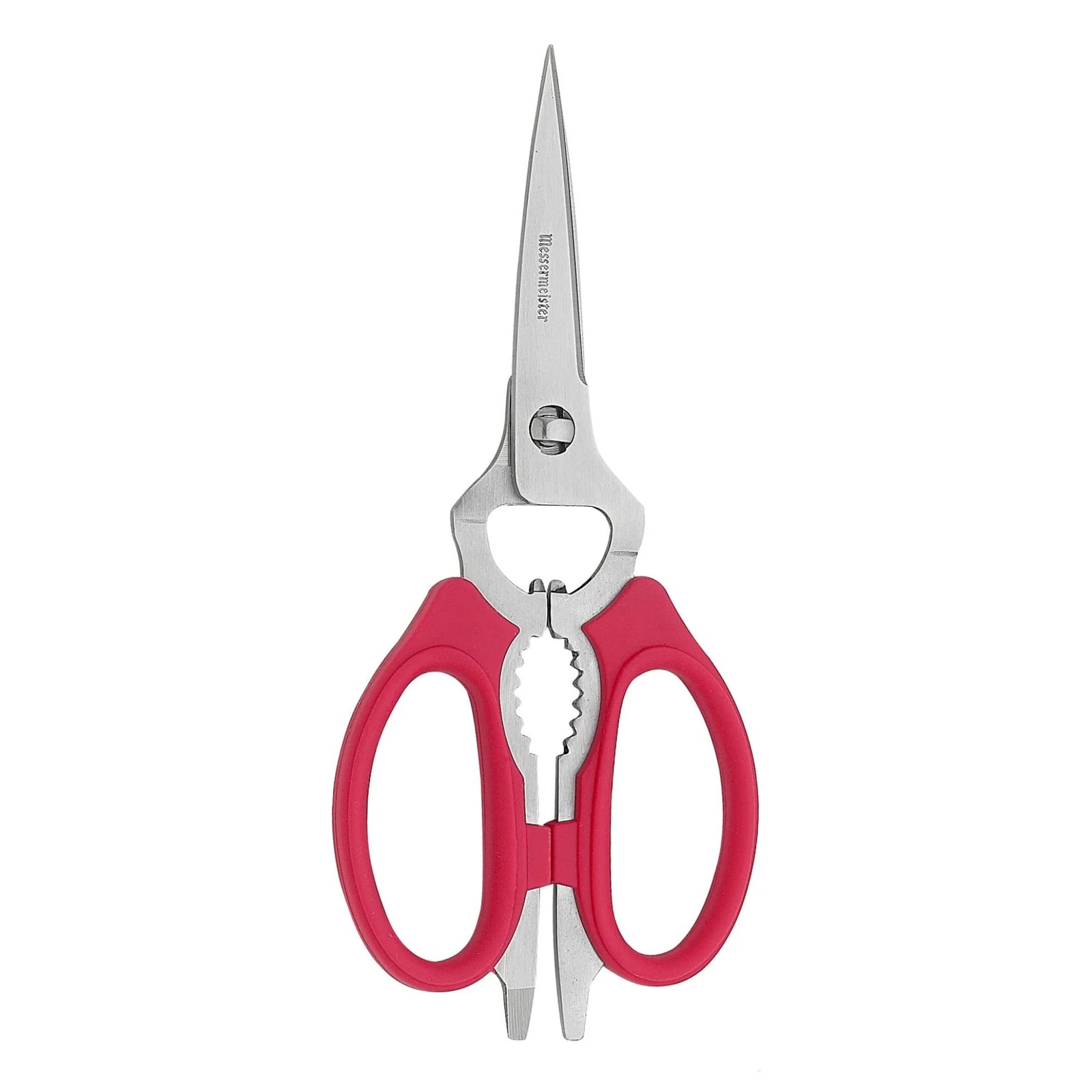 Messermeister 8-Inch Take-Apart Kitchen Scissors, Red - Includes Screwdriver,...