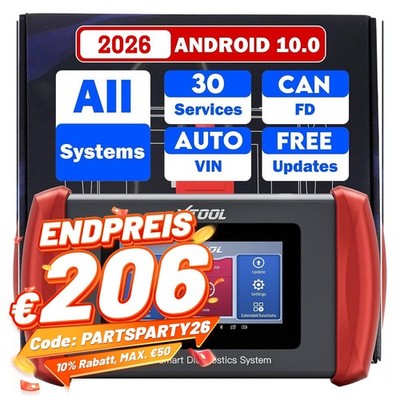 XTOOL IP608 Auslesegerät KFZ Alle Systeme OBD2 Diagnosegerät kostenlose Updates