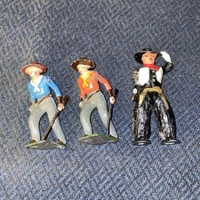 3 Lead Metal Soldiers Vintage Barclay Britains