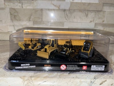 Caterpillar CAT Micro Constructor Scale Set Of 4 Diecast