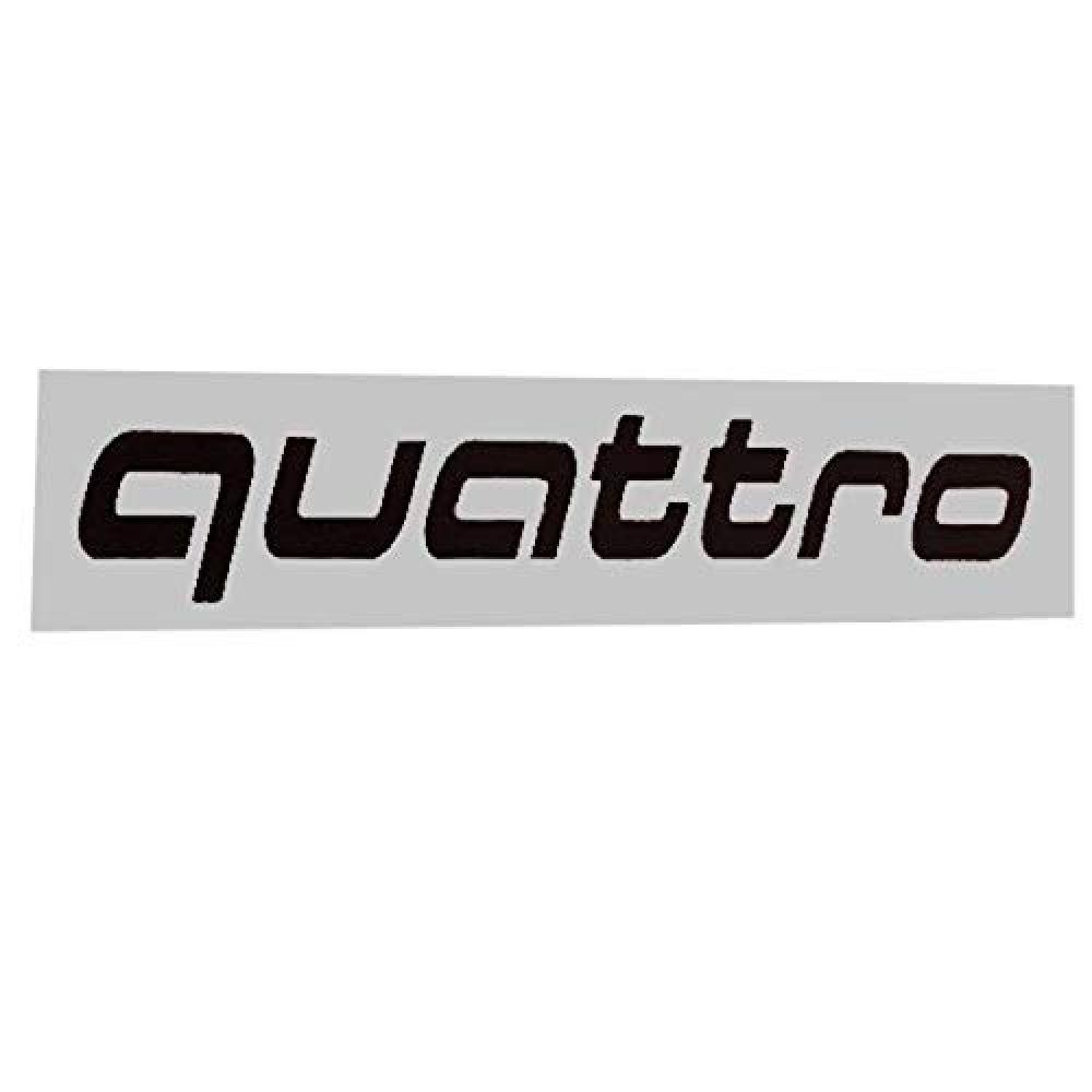 Scritta Audi Quattro Originale in Alluminio Argento Ghiaccio - 8W0071801