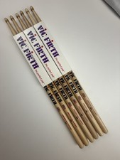 3 Pairs of Vintage VIC FIRTH 5A Drumsticks. New Old Stock Made In USA