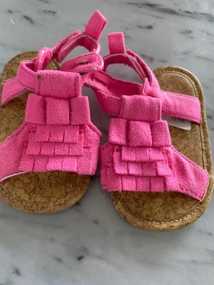baby girl pink sandals