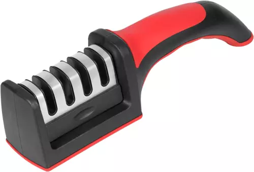4 Stage Kitchen Knife Sharpener Professional Ceramic Diamond Steel Sharpening - Picture 4 of 11