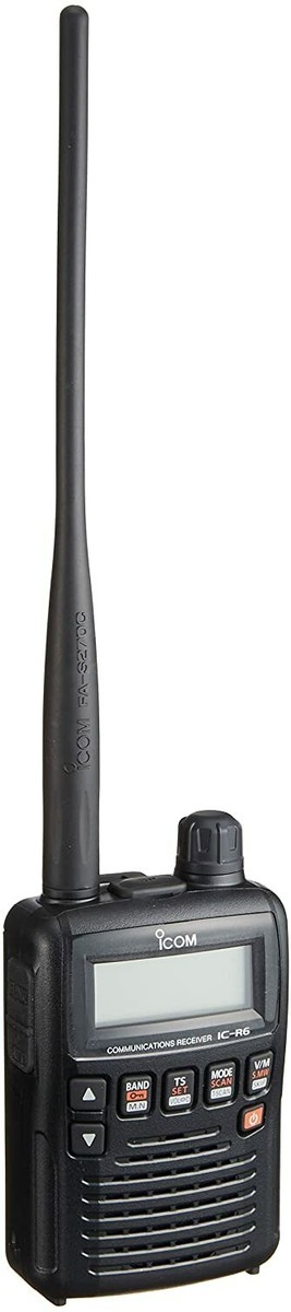 ICOM IC-R6 ESCANER PORTATIL DE 0,1 A 1309,995 MHZ EN AM, FM Y WFM | ICOM