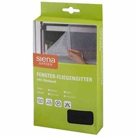 Fenster-Fliegengitter 1,3X1,5 Schwarz Fliegengitter Insektenschutz Fenstergitter