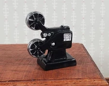 Dollhouse Movie Film Projector Vintage Style 1:12 Scale Miniature (Small)