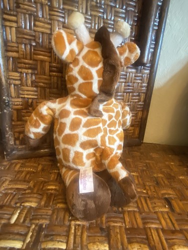 giraffe heating stuffed animal