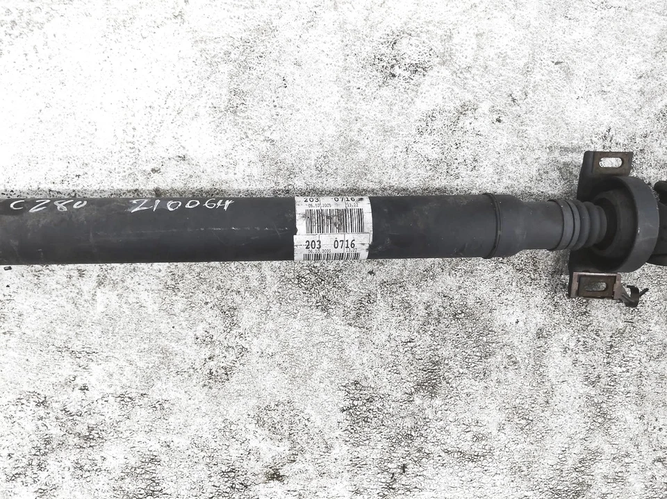 Mercedes-Benz C280 2006-2007 tracción trasera eje de hélice eje de transmisión 203-410-07-16 Foto 3 de 4