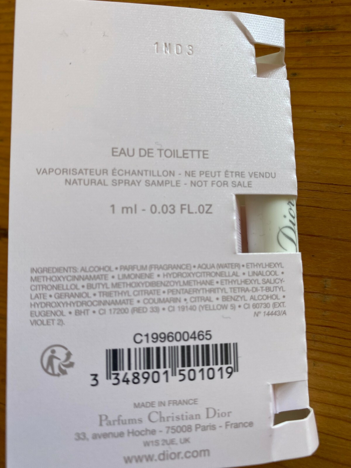 Thumbnail - Miss Dior Rose N‘roses Edt, 1 Ml