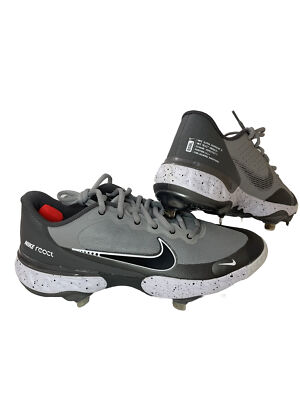 NIKE Alpha Huarache Elite 3 Low Baseball Cleats Men 8 Grey  display picture 1
