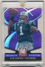 2014 Donruss Elite Cam Newton Status Die-Cut 1/1
