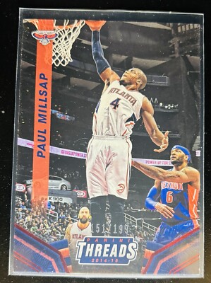 Paul Millsap 2014-15 Panini Threads Century Proof Red Parallel /199