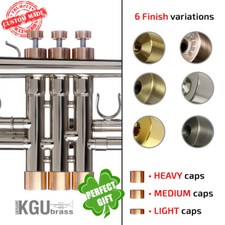Bach Trumpet Trim kit. For Stradivarius, Artisan, New York, TR200. Caps, buttons