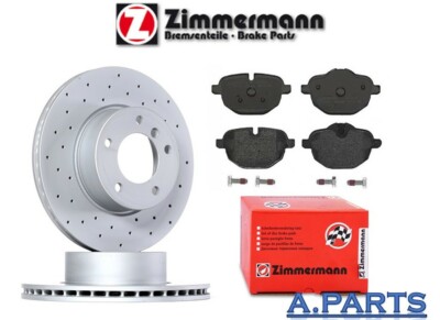 Zimmermann Sport brake set perforated ø 330 mm rear BMW X3 X4 F25 F26 Sport
