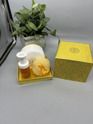 Vintage Max Factor Hypnotique Spray Mist & Dusting Powder Delight Boxed Set NOS!