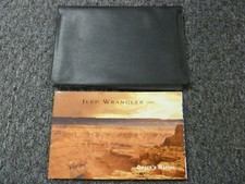 2001 Jeep Wrangler Suv Owner Owners Manual User Guide Set Se Sport Sahara