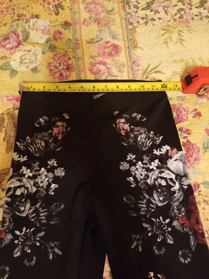 LEGGINGS FLORES EXPRESS NEGROS XS Foto 3 de 4