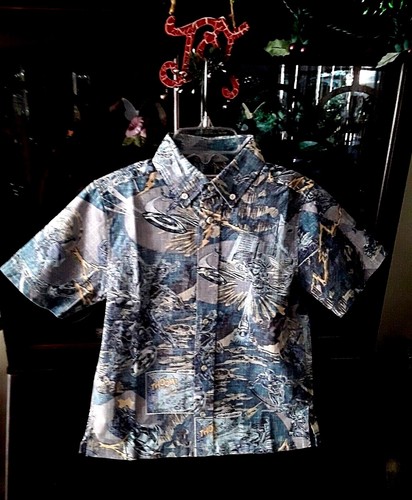 Reyn Spooner Boy's MARVEL AVENGERS Color-Slate Full Button Shirts Sizes - Picture 4 of 5