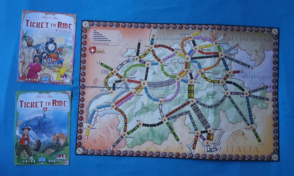 Days of Wonder DOW720114 TICKET TO RIDE INDIA & SWITZERLAND | 100% Complete - Image 4 of 4