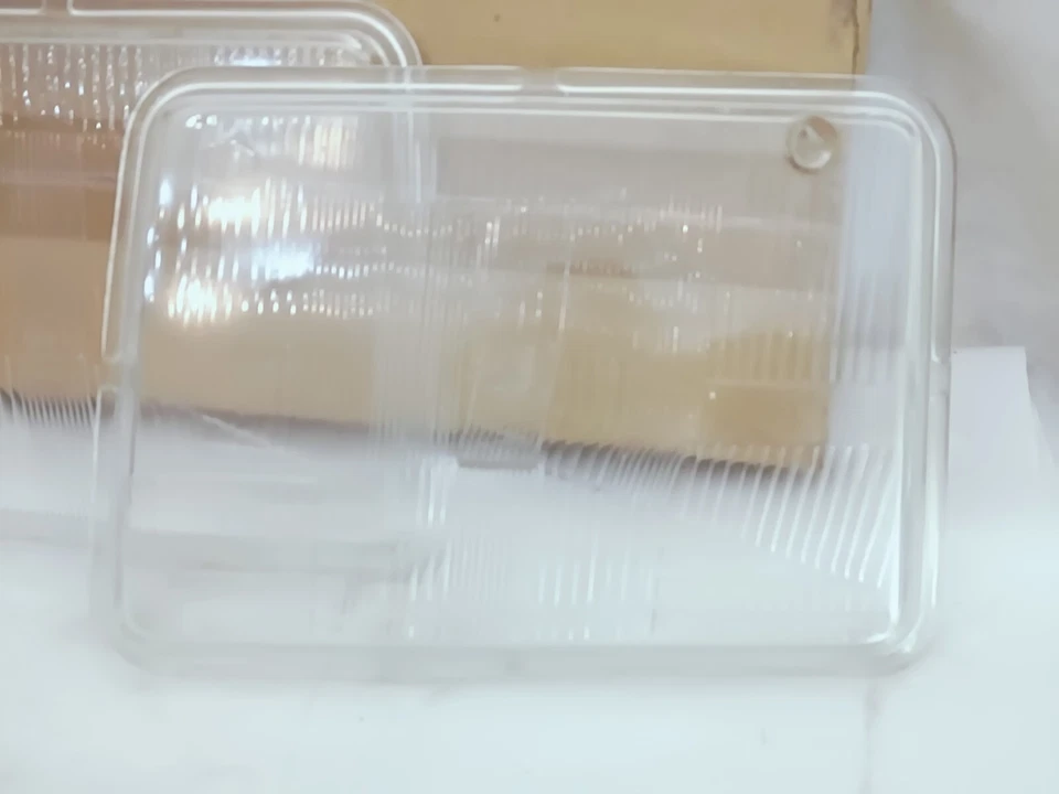 Juego de lentes de cristal para faros izquierda y derecha Renault R18 - NUEVO - recambio Foto 3 de 4