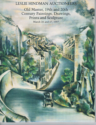 Leslie Hindman Auction-Old master, 19/20thC Paintings, Drawings, Prints, Sculpt