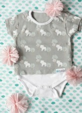 Tumsie , 2 in 1 baby bodysuit, 100 cotton very soft and comfortable, 6-9 mths