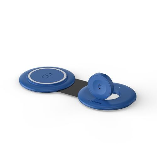 Nano Mini Magnetic 2 in 1 Wireless Charger,Traveler Wireless Folding Charging...