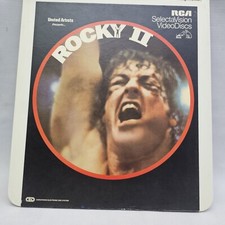 1976 ROCKY RCA SelectaVision CED VideoDisc Sylvester Stallone 80s