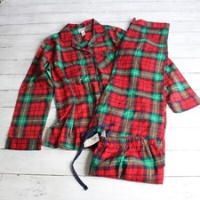 Wondershop Women's Plaid Pajama Set Size XS Red Green Navy Christmas 2 Piece