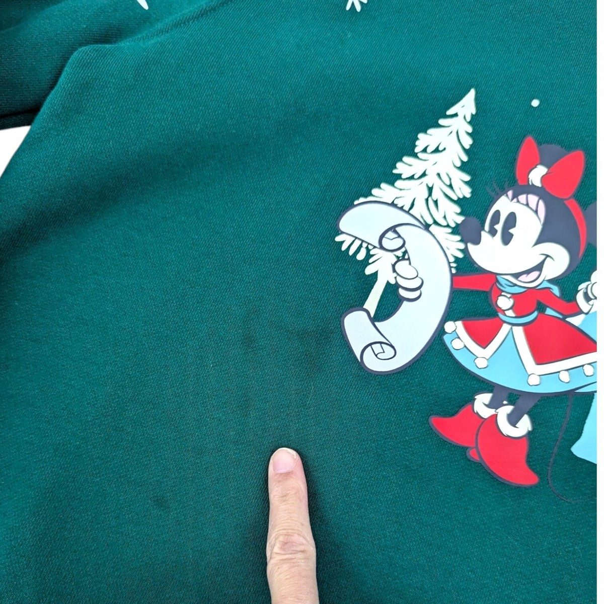 MD X'mas KNIT MINNIEニット ミニー MOUSSY グリーン MD X'mas KNIT MINNIEニット ミニー マウジー 緑 グリーン セーター