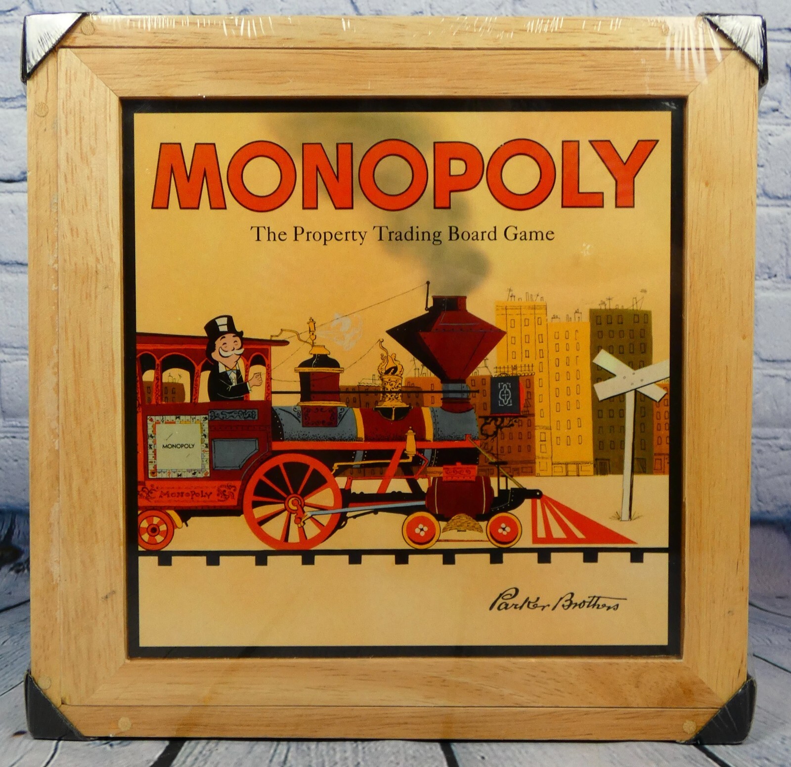 Monopoly Nostalgia Wooden Box Edition Board Game by Parker - 2003 ~ NEW & SEALED