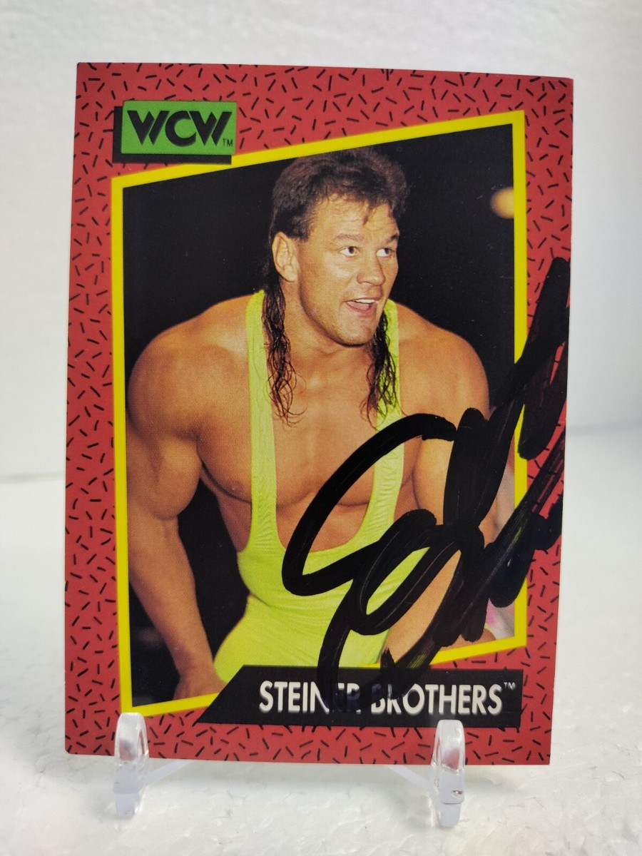 SCOTT STEINER AUTO Signed 1991 Impel WCW #106 WWE WWF COA On-Card