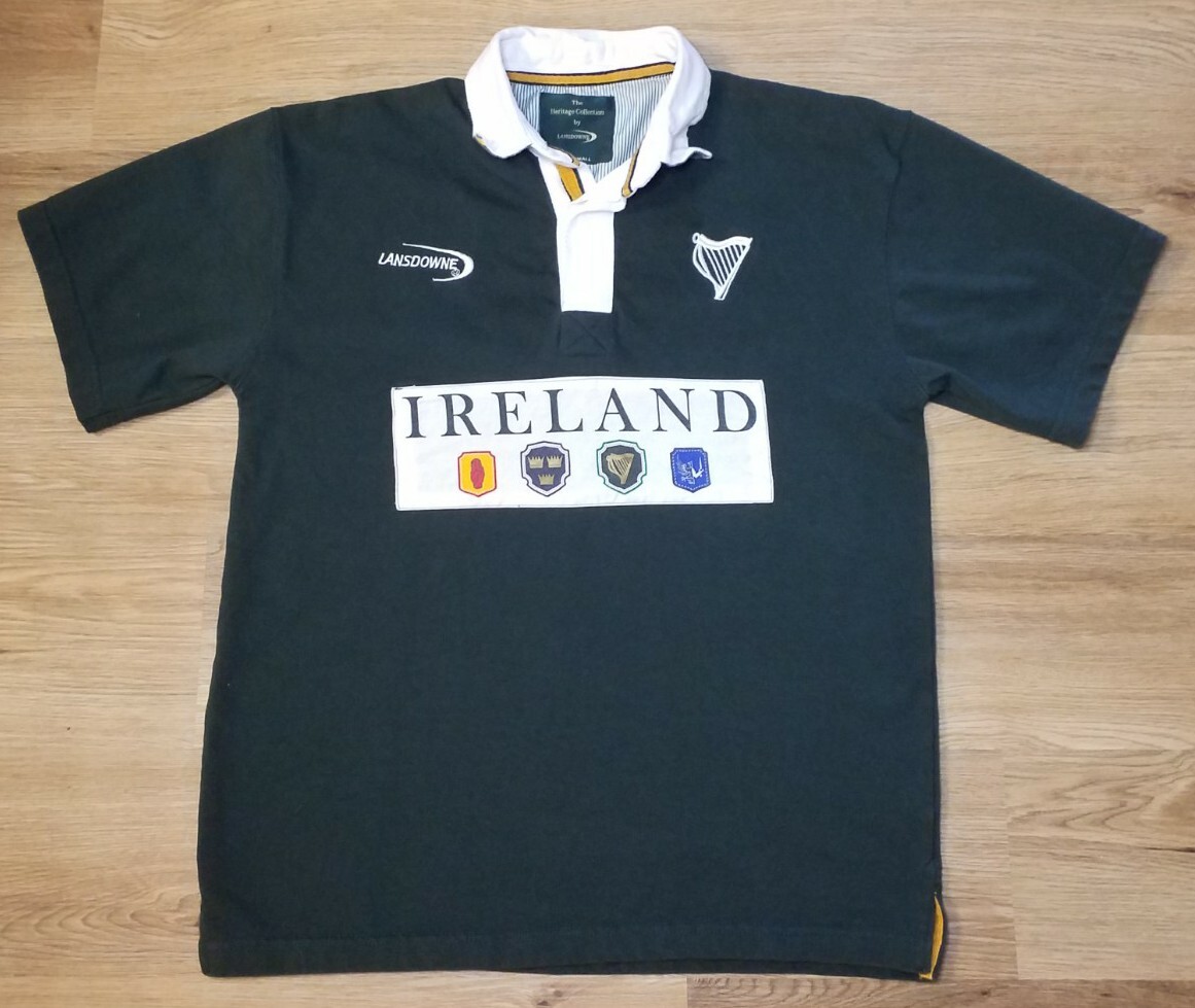 Men's Lansdowne Heritage Collection Ireland Rugby Polo Shirt