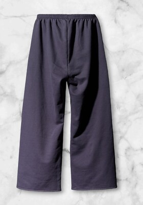 Yeezy Gap Engineered by Balenciaga Fleece Sweatpants Black Mens