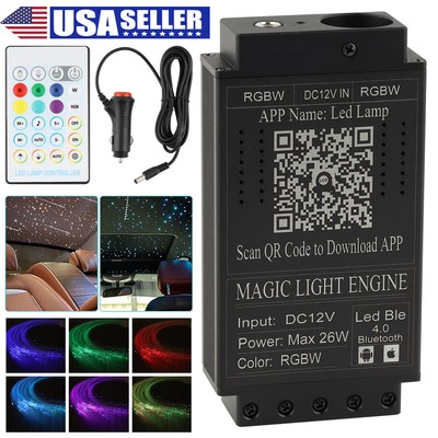 300x Home Car Headliner Star Light kit Roof Remote Ceiling Lights Fiber Optic