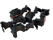 5 PACK HellermannTyton 156-02724 Inline Ratchet Clamp Adhesive Mount 3/4"-1-3/8"