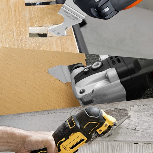 6Pc Oscillating Multitool Scraper Blade Set Precise Cut Oscillating Tool 3 Sided - Picture 11 of 11