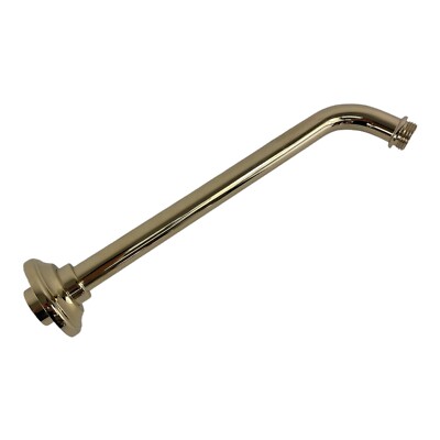 THG Paris Nickel Horizontal shower arm 45° lg: 10'' Gold Polished
