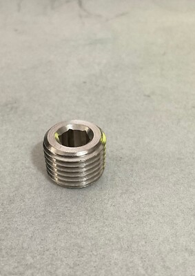 3/8 Zoll BSP Außenstopfen Kegelgewinde für Luft Pneumatik Flüssigkeiten vernickelt 2 Stück