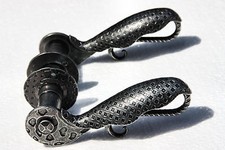 UHRIG Drückergarnitur Paar Klinke Antik Design Türdrücker Türklinke Türgriff