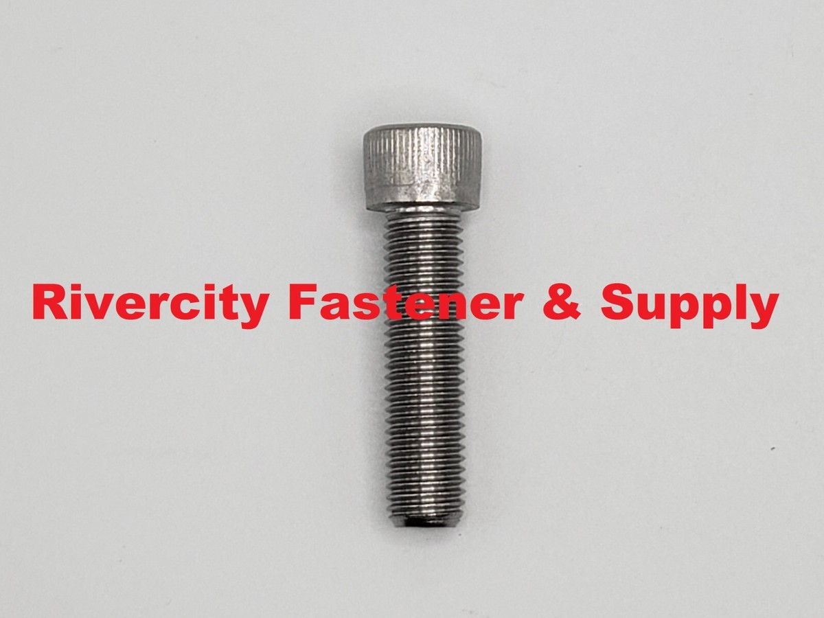 100) 5/16-24x1-1/4 Socket Allen Head Cap Screws Stainless 5