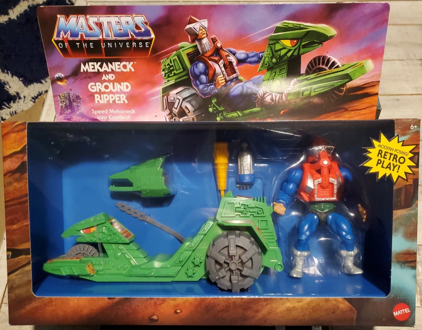NEW Masters of the Universe Origins MEKANECK and GROUND RIPPER MOTU Retro 2 pack