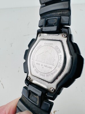 Casio Men's Watch PRG-270 Pro Trek Triple Sensor Black Resin Solar