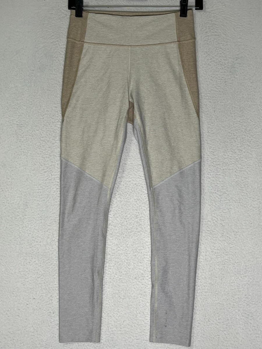 Outdoor Voices Oatmeal Desert Cloud 7/8 Tri Tone Leggings Women's Size Small