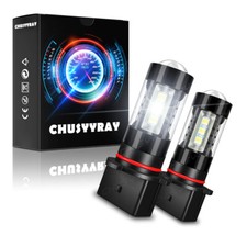 P13W White LED Replace Front Fog Light BULBS For 2015-2020 GMC Yukon XL Suburban